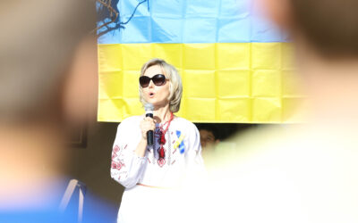 Lower School Hosts Special Flag Raising in Support of Ukraine