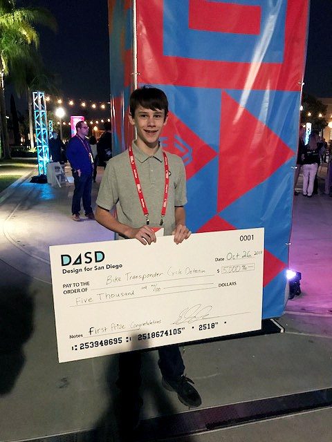 Parker freshman wins top prize in design thinking challenge aimed at solving San Diego’s transportation issues