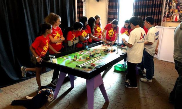 All-Girls Robotics Team Takes Home First Prize for Teamwork in Regional Competition