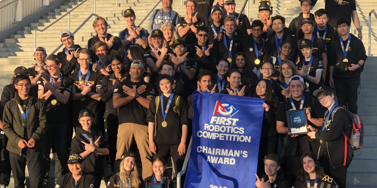 Parker Robotics team Wins Chairman’s Award for the Third Time