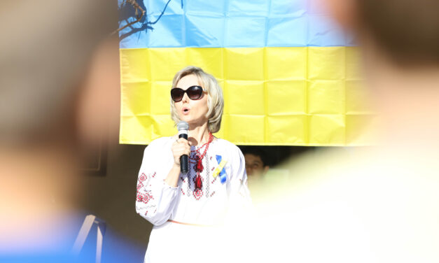 Lower School Hosts Special Flag Raising in Support of Ukraine