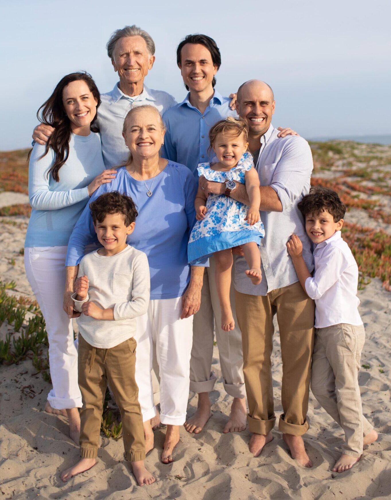 Patrick Mitchell with family